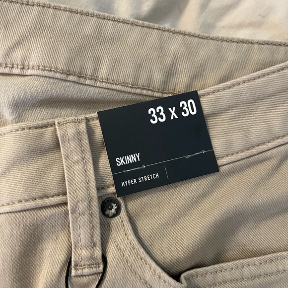 Express Skinny Jeans 33x30 Tan - Picture 3 of 6